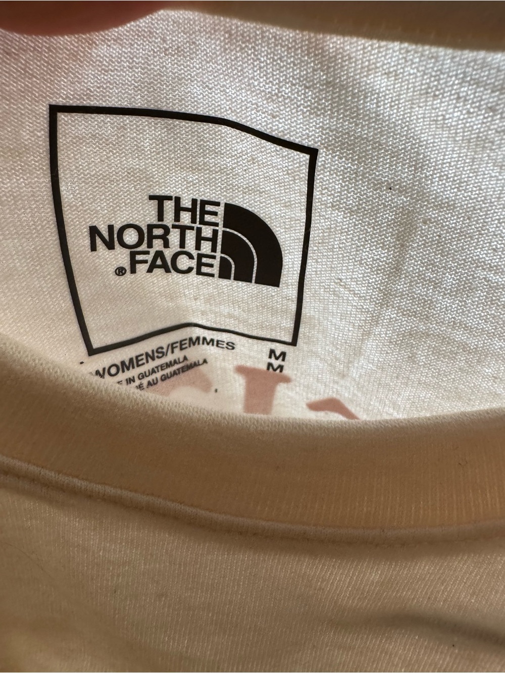 The North Face Light Cream Short Sleeve Logo Tee - Picture 3 of 3